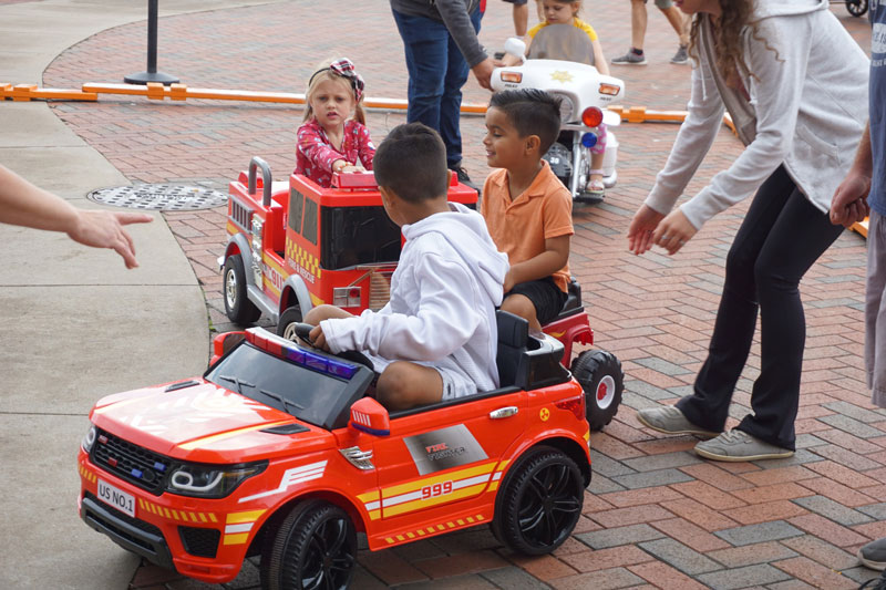 Ride of vehicles at Touch a Truck